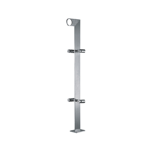 <span class=keywords><strong>Venta</strong></span> caliente montada <span class=keywords><strong>en</strong></span> el piso apartamento balcón parrilla diseños barandilla de vidrio de la barandilla acero inoxidable - Product Image 1