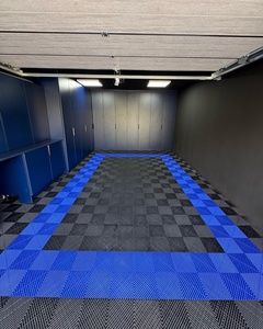 Rửa xe sàn Khóa liên động chi tiết gạch thông hơi mô-đun nhựa sàn nhà để xe mat - Product Image 3