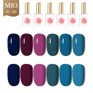 AILANUO Wholesale 6 Colors Salon DIY 15ml Ice <b>Clear</b> Gel Art Nail Polish OEM Bottle UV LED Semi Permanent Varnish for Manicure - Product Image 1