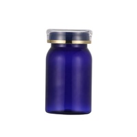 Bouteille de médicaments biodégradables à pilules personnalisée Rmpty avec capuchon de couronne bouteilles en plastique pour pilules Capsule tablette supplément vitamine Maca