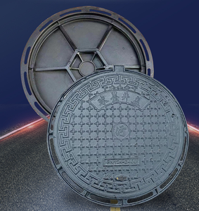 EN124 D400 전문 제조 업체 내구성 연성 라운드 주철 맨홀 커버 <span class=keywords><strong>600</strong></span> 800 1000mm - Product Image 5