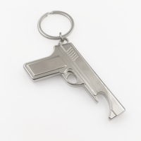 Décapsuleur de bouteille en métal personnalisé avec logo de bar, porte-clés, pistolet Desert Eagle, décapsuleur de bouteille personnalisé