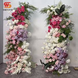 ของตกแต่งสวนแบบเรียบสำหรับงานแต่งงานของตกแต่งซุ้มดอกไม้ประดิษฐ์ไล่ระดับสี - Product Image 3