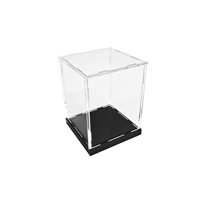 Boîte de rangement pour modèles en acrylique (avec couvercle anti-poussière) le choix idéal pour l'organisation du bureau, fabriquée en matériau hautement transparent