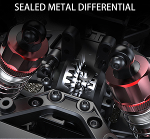 MJX 하이퍼 이동 14304 폴로 <span class=keywords><strong>R</strong></span> WRC 1/14 스케일 4WD RC 자동차 드리프트 레이싱 트럭 차량 금속 섀시 브러시리스 모터 RC 취미 장난감 - Product Image 6