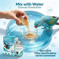 Poudre d'électrolytes pour oiseaux, perroquets, pigeons, volailles, soutien à l'équilibre hydrique avec vitamines, calcium, zinc, 60g