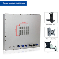 Boîtier en alliage d'aluminium Sans ventilateur Tout en un IP66 IP67 IP69K PC industriel étanche