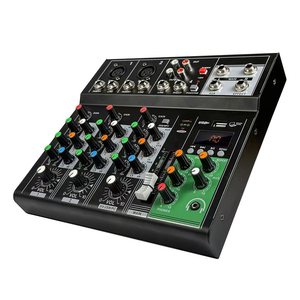 Console de mixage audio professionnelle AF-4, contrôleur DJ, mixeur audio 4 canaux, carte son numérique pour diffusion en direct - Product Image 2