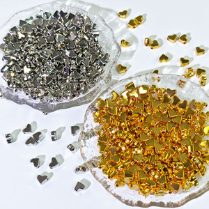 Nuovo Prodotto 2026: Perline d'oro e d'argento a forma di cuore, 1 pezzo/30g, per creazione fai da te di collane e bracciali, affascinanti, alla moda e all'avanguardia - Product Image 1