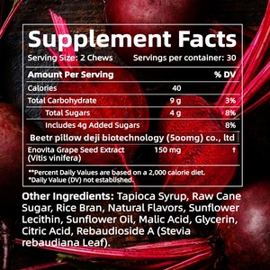 Stok tersedia koenzim <span class=keywords><strong>Q10</strong></span> bit besi Gummies Amazon TK diskon besar dewasa grosir permen Gummy bentuk dosis - Product Image 2