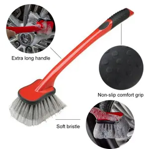 Brush Brush Car Brush ESD Soft Bristle Car Wash Brush With Long Handle
