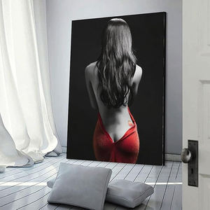 <span class=keywords><strong>Peinture</strong></span> sur toile abstraite de nature morte, femme semi-nue, art islamique, convient à la décoration intérieure et aux arts muraux - Product Image 2