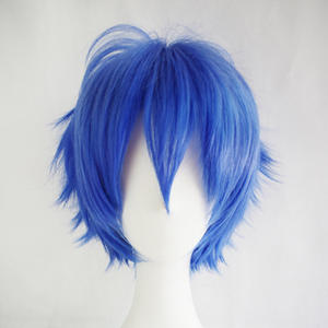 Hot Selling Full <b>Head</b> Original Human Hair <b>Wigs</b> Cover Colored <b>Wig</b> For Men Cosplay <b>Wigs</b> - Product Image 6