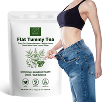 Thé Détox Ventre Plat 28 Jours 4g X 28 Sachets de Thé Perte de Poids Amincissant Détoxifiant Nettoyant Brûleur de Graisse Minceur Stimulant le Métabolisme
