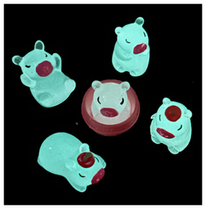 Hada suculenta miniatura pequeña estatuilla resina de dibujos animados <span class=keywords><strong>3D</strong></span> Capybara Animal figura chico bañera ducha suerte ciego misterio bolsa juguete - Product Image 3