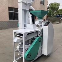 Moulin à riz à rouleaux en fer haute efficacité 400-500 kg/h, machine combinée de décorticage et de mouture du paddy, alimentée au diesel