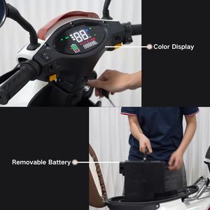 Bicicleta Eléctrica de Largo Alcance con Batería de Litio, Scooter de Movilidad Eléctrica - Product Image 6