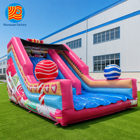 Jouets aquatiques pour enfants, toboggan aquatique commercial, toboggan aquatique gonflable avec piscine, château gonflable pour enfants, jeu de château gonflable d'extérieur