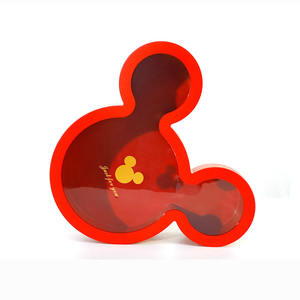 Подарочная коробка из переработанного картона с окном, с логотипом на заказ, для цветов и шоколада на День святого Валентина, с тиснением, глянцевой ламинацией и УФ-покрытием - Product Image 2