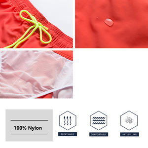 YLS Promotion en gros Boardshorts sportifs à séchage rapide pour hommes Maillot de bain à couleur unie changeante pour l'été - Product Image 3