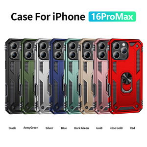 Cubierta de anillo de caja de Metal magnético de armadura a prueba de golpes para <span class=keywords><strong>IPhone</strong></span> 16 15 14 13 Pro Max 12 Mini 11 XR XS <span class=keywords><strong>SE</strong></span> 6 7 8 PLUS - Product Image 2