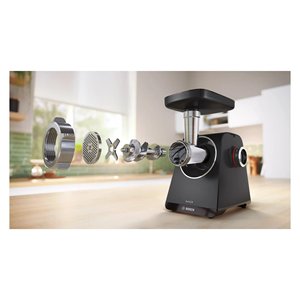 Hachoir à viande électrique série 4 MultiPower MFWS450B 500W Noir et Argent, Robot culinaire pour la maison ou l'occasion de voyage - Product Image 4