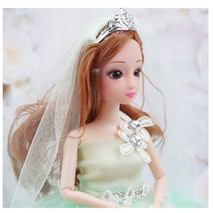 Muñeca de Boda de 40 cm, Juguete <span class=keywords><strong>para</strong></span> Niños, Regalo, Vestido de Princesa, Juego de Regalo, Casa de Juegos de Vinilo, Disfraz, el Mejor Regalo <span class=keywords><strong>para</strong></span> <span class=keywords><strong>Niñas</strong></span> - Product Image 4