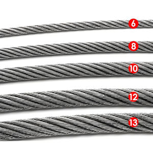 Cable de Acero para Elevador, Recubierto de PVC, Nylon, Carbono, Galvanizado y No Galvanizado - Product Image 2