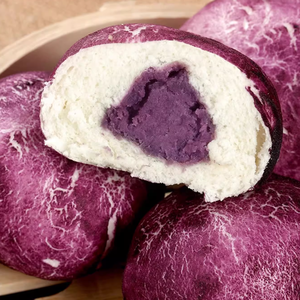 ขนมปังนึ่งยัดไส้มันฝรั่งหวานสีม่วงสไตล์มันฝรั่งหวานม่วง - Product Image 2