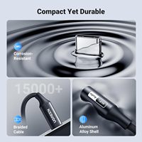 UGREEN USB C auf 3,5mm Audio Adapter, Hi-Res 32bit/384KHz USB C zu Aux Dongle HiFi Kopfhörer anschluss Kabel für iPhone