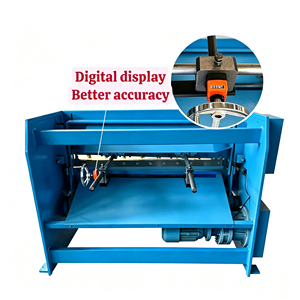 Cisaille à poutre oscillante électro-hydraulique semi-automatique durable de haute précision, largeur de coupe maximale 3000 mm, épaisseur de coupe 4 mm - Product Image 5