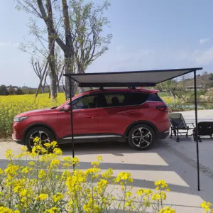 Auto retractable car side tent AUTO quickly open car awning accessories suv car roof side box awning 4x4 4wd awning for camping