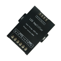 Amplificateur RGBW en ligne avec variateur d'intensité, télécommande, répéteur de puissance PWM pour éclairage LED, gradation à tension constante DMX
