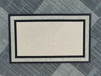 Paillassons en polyester en caoutchouc Racetrack vierge de sublimation pour sublimation