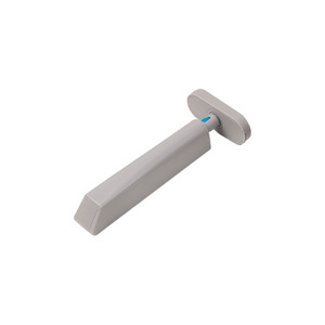 Mecanismo de rebote ajustable para puerta de armario, bisagra de montaje superficial gris con cierre suave para muebles, sin tirador para armario/guardarropa - Product Image 2