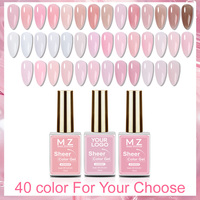 Nouveau Gel Polish Soak Off 2026 – 40 Couleurs Translucides – Gel UV 15ml pour Ongles