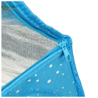 Sac isotherme réutilisable en tissu Oxford 300D, grand format, personnalisé avec logo, pour le stockage alimentaire et la promotion (vente en gros)
