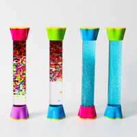 Productos de Moda, Reloj de Arena de Dos Colores, Juguete Sensorial con Burbujas Líquidas en Movimiento para Niños con Autismo y TDAH, Calmante