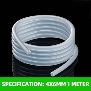 أنابيب مياه سيليكون بالجملة، قابلة للقطع حسب الحجم المطلوب، شفافة، متينة، قابلة لإعادة الاستخدام، عديمة اللون والرائحة - Product Image 2