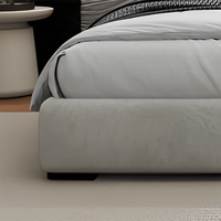Neues Modell Moderne neue Luxus-Schlafzimmer möbel Anpassen Queen-Bett Kingsize-Bett Cal King Holzrahmen Bett