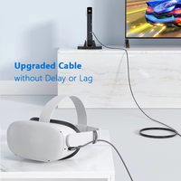 Câble VR en alliage d'aluminium ULT-unite de 5 m, conception à coude à 90 degrés, USB 3.1 C vers C, charge et transfert de données pour 2 et appareil photo