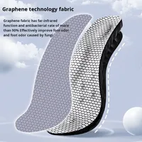 Semelles complètes de sport en graphène ZHUOYUE ZY-153, unisexe, antibactériennes, déodorantes, massage 4D, confortables, absorbant la transpiration, respirantes