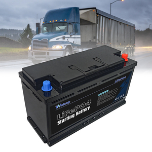 高放电率 12V 1300CCA 110Ah-150Ah 冬季冷启动电瓶，适用于冬季半挂卡车启动电池 - Product Image 1