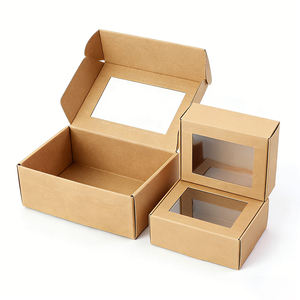 <b>Window</b>-type eco-friendly and biodegradable corrugated cardboard box for soap packaging - Product Image 6