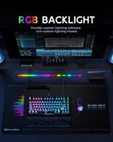 GravaStar Mercury 75 K1 Pro Nuevo Teclado Mecánico Inalámbrico para Juegos con 79 Teclas, Retroiluminación RGB, USB Tipo-C y Switches Lineales