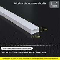 Goulotte de câblage en PVC perforée multi-spécifications, accessoires de câblage pour l'ingénierie électrique