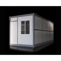 Maison Intelligente Préfabriquée Extensible 20ft/40ft Conteneur Modulaire Respirant Panneau Sandwich Maison Moderne en Kit pour Bureau/Salle de Bain