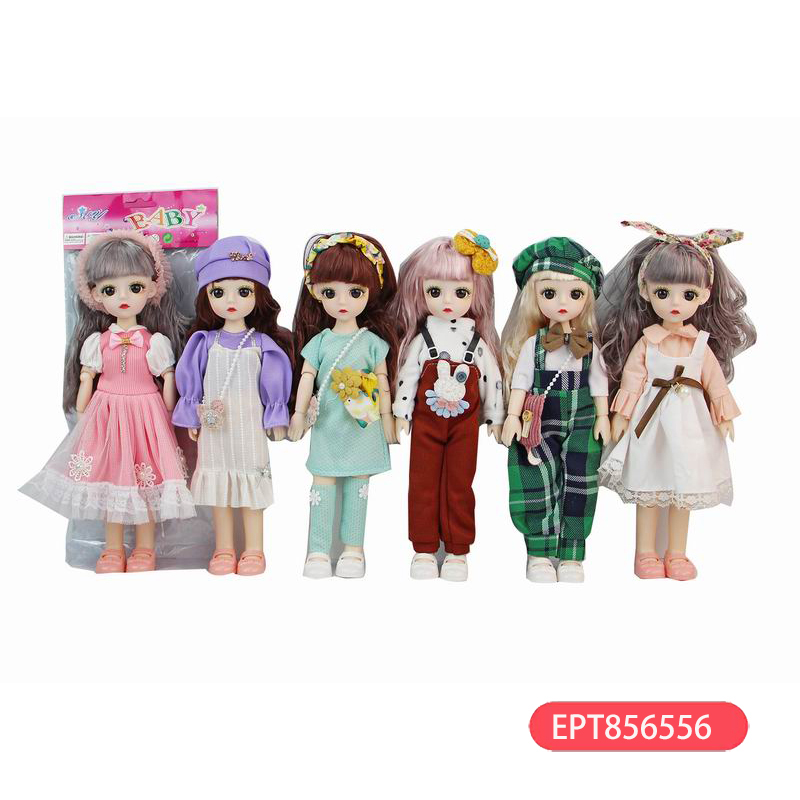 EPT856556-12 in 13 joints solid 3D eyes doll (mixed)(240pcs/ctn)