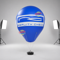 Ballons publicitaires gonflables en PVC, logo personnalisé, taille géante, imprimés UV, imperméables, décoration d'événements