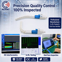 Connecteur Fibre Optique Kexint Haute Performance SC LC FC ST SM MM avec Angle de Pliage Réglable et Cache de Protection pour Équipement Réseau